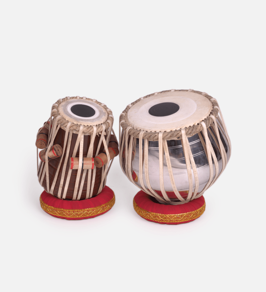 Red Sheesham Tabla and Steel Dagga