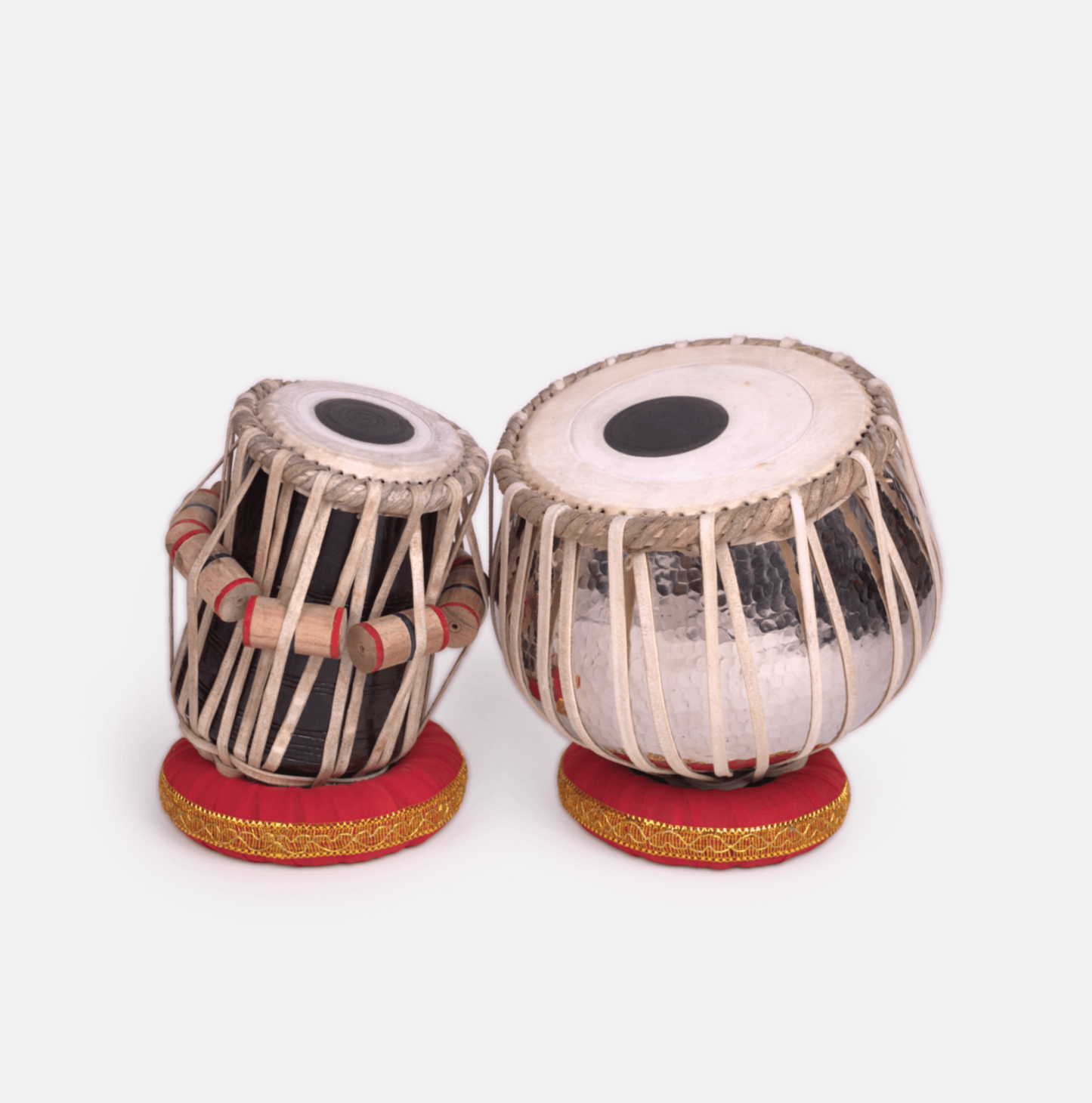 Black Sheesham Tabla and Copper Dagga