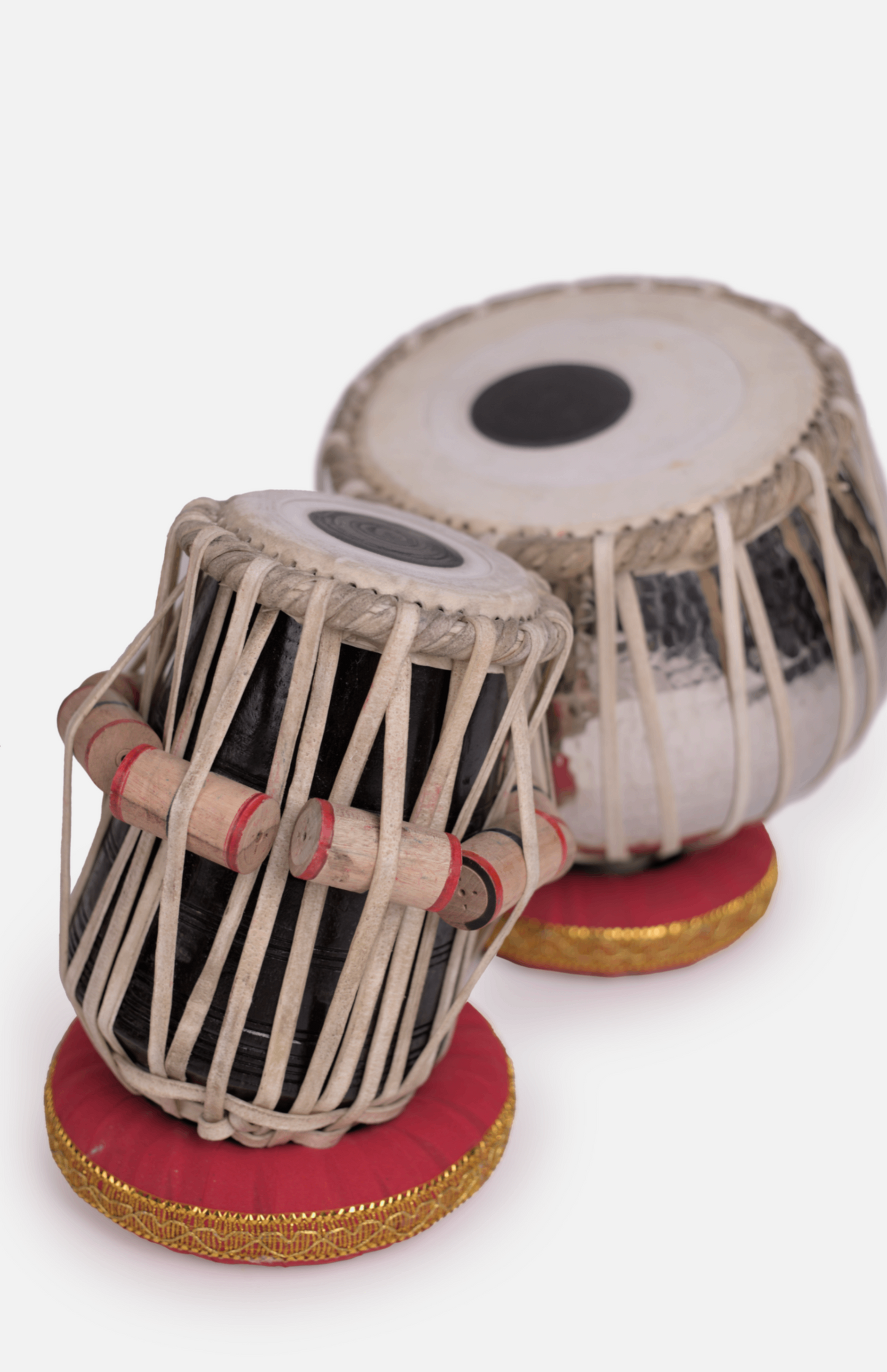 Black Sheesham Tabla and Copper Dagga